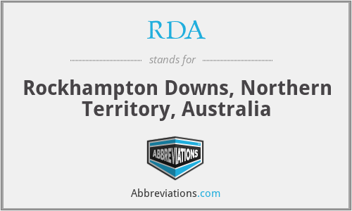 RDA - Rockhampton Downs, Northern Territory, Australia