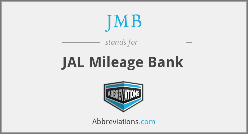 JMB - JAL Mileage Bank