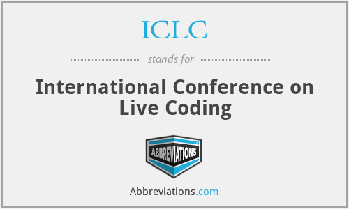 ICLC - International Conference on Live Coding