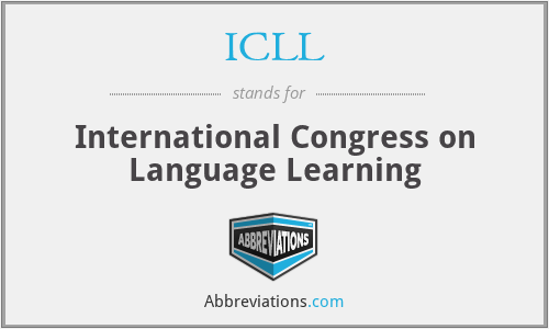 ICLL - International Congress on Language Learning