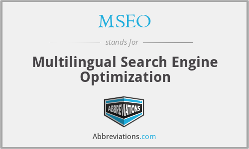 MSEO - Multilingual Search Engine Optimization