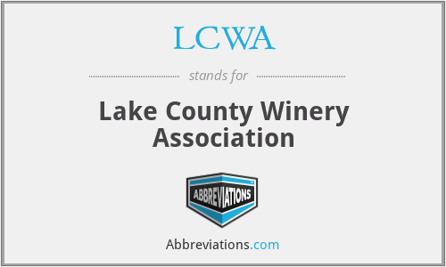 LCWA - Lake County Winery Association