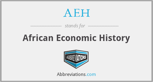 AEH - African Economic History