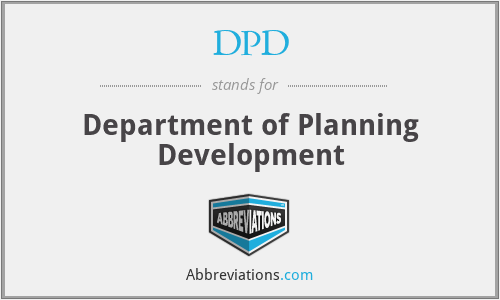 DPD - Department of Planning Development