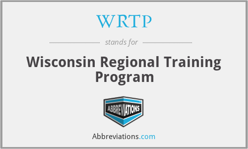WRTP - Wisconsin Regional Training Program