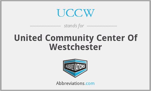 UCCW - United Community Center Of Westchester