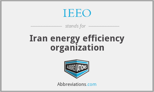 IEEO - Iran energy efficiency organization