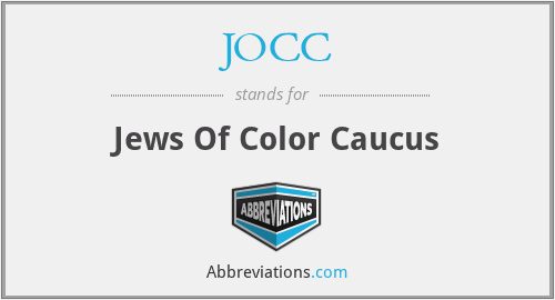 JOCC - Jews Of Color Caucus
