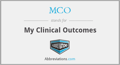 MCO - My Clinical Outcomes