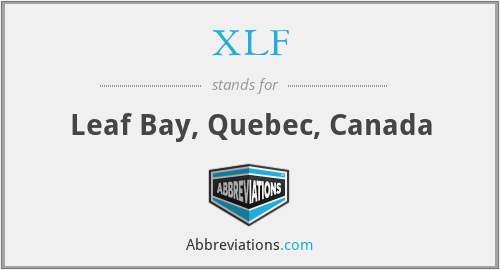 XLF - Leaf Bay, Quebec, Canada