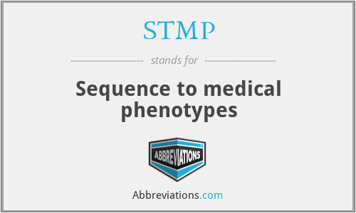 STMP - Sequence to medical phenotypes