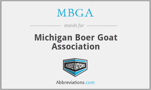 MBGA - Michigan Boer Goat Association