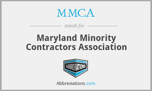 MMCA - Maryland Minority Contractors Association