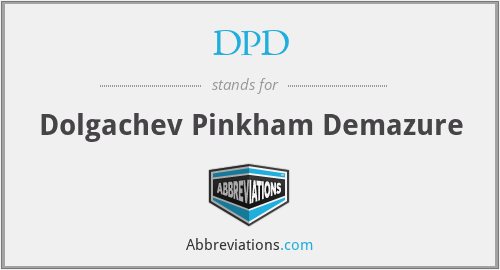 DPD - Dolgachev Pinkham Demazure