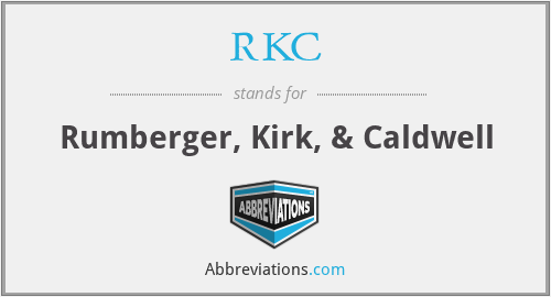 RKC - Rumberger, Kirk, & Caldwell