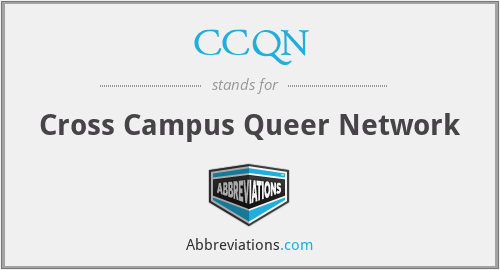 CCQN - Cross Campus Queer Network