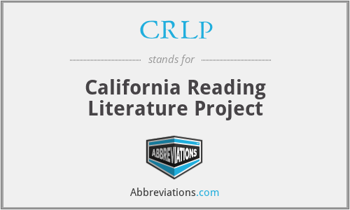 CRLP - California Reading Literature Project