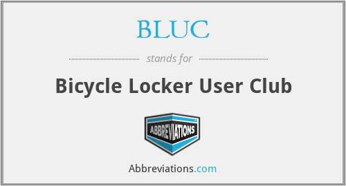 BLUC - Bicycle Locker User Club