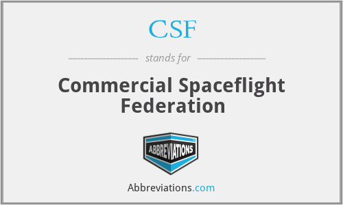 CSF - Commercial Spaceflight Federation