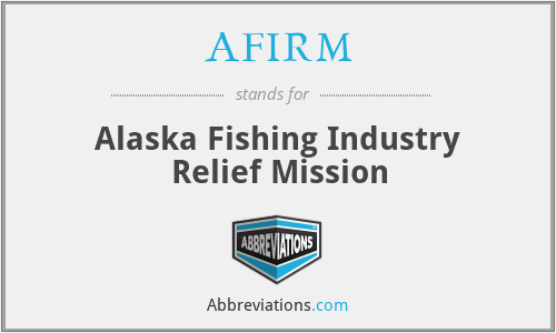 AFIRM - Alaska Fishing Industry Relief Mission