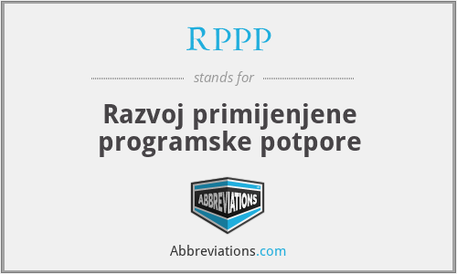 RPPP - Razvoj primijenjene programske potpore