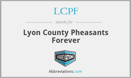 LCPF - Lyon County Pheasants Forever