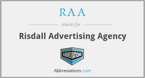 RAA - Risdall Advertising Agency