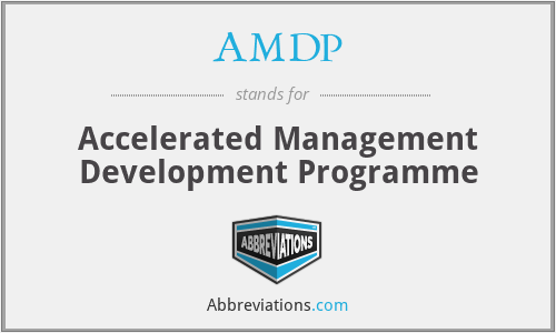 AMDP - Accelerated Management Development Programme