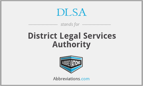 DLSA - District Legal Services Authority