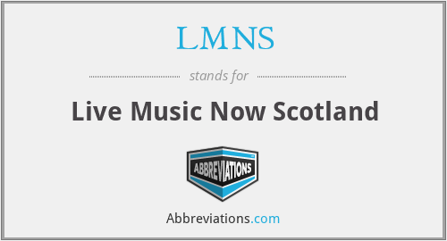 LMNS - Live Music Now Scotland