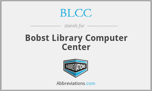 BLCC - Bobst Library Computer Center