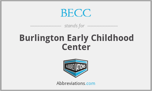 BECC - Burlington Early Childhood Center