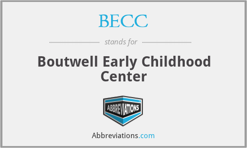 BECC - Boutwell Early Childhood Center