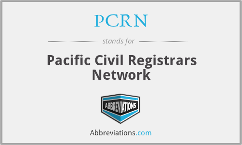 PCRN - Pacific Civil Registrars Network