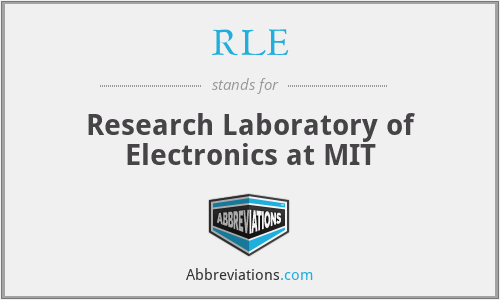 RLE - Research Laboratory of Electronics at MIT