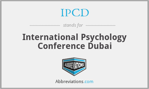 IPCD - International Psychology Conference Dubai