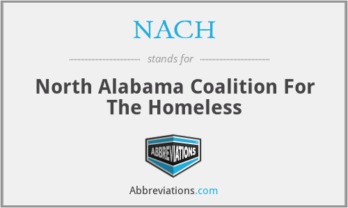NACH - North Alabama Coalition For The Homeless