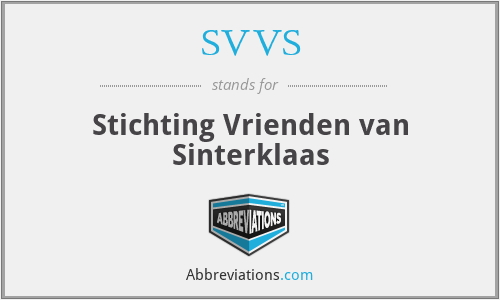 SVVS - Stichting Vrienden van Sinterklaas