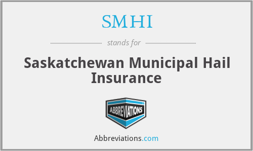SMHI - Saskatchewan Municipal Hail Insurance