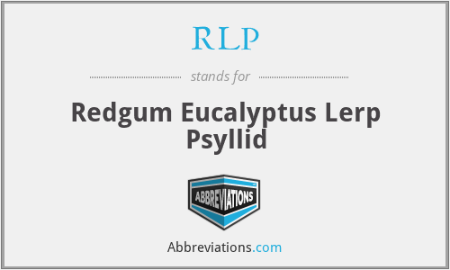 RLP - Redgum Eucalyptus Lerp Psyllid