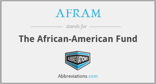 AFRAM - The African-American Fund
