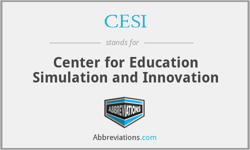 CESI - Center for Education Simulation and Innovation