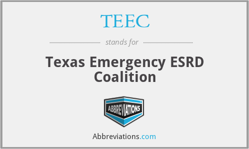 TEEC - Texas Emergency ESRD Coalition