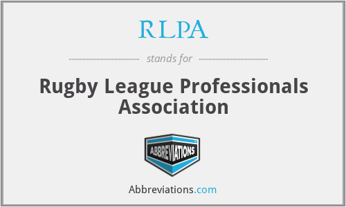 RLPA - Rugby League Professionals Association