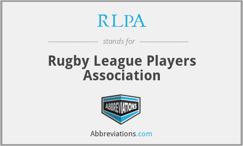 RLPA - Rugby League Players Association