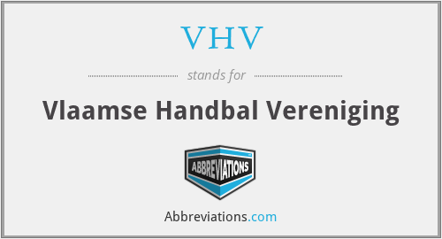 VHV - Vlaamse Handbal Vereniging