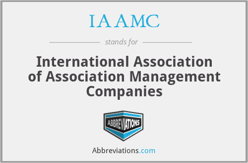 IAAMC - International Association of Association Management Companies