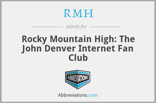 RMH - Rocky Mountain High: The John Denver Internet Fan Club