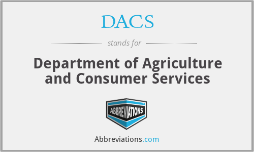 DACS - Department of Agriculture and Consumer Services