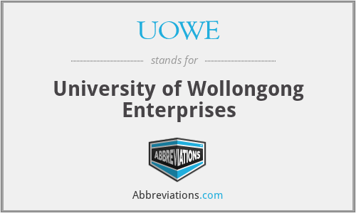 UOWE - University of Wollongong Enterprises